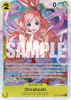 Shirahoshi (OP12-102) (V.1) OP12 Super Rare Near Mint Englisch