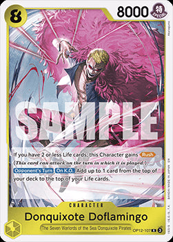Donquixote Doflamingo (OP12-107) OP12 Rare Boosterfrisch Englisch