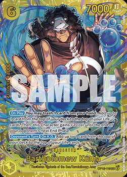 Bartholomew Kuma (OP12-119) (V.1) OP12 Secret Rare Boosterfrisch Englisch