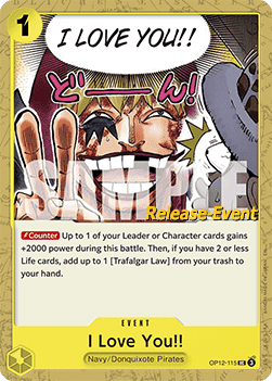 I Love You!! (OP12-115) OP12P Uncommon Near Mint Englisch
