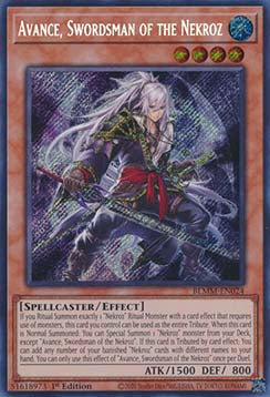 Avance, Swordsman of the Nekroz BLMM-024 Secret Rare Near Mint Englisch 1. Auflage