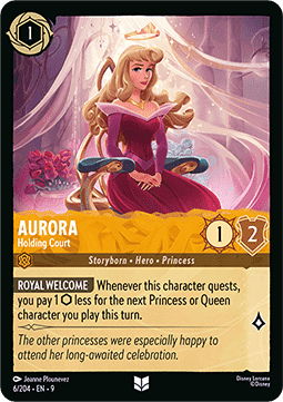Aurora - Hält Hof 9FAB-6 Uncommon Near Mint Deutsch Foil