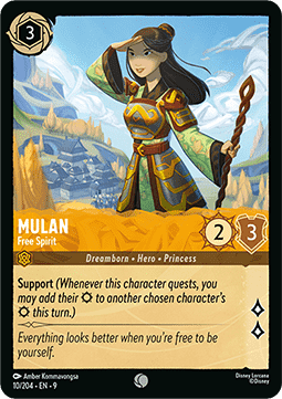 Mulan - Freigeist 9FAB-10 Common Near Mint Deutsch Foil