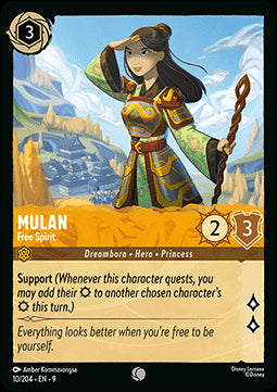 Mulan - Freigeist 9FAB-10 Common Boosterfrisch Deutsch