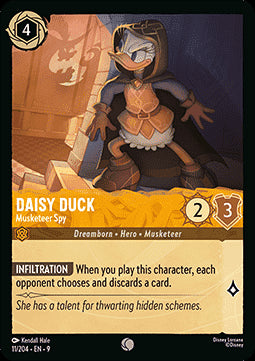 Daisy Duck - Musketier-Spionin 9FAB-11 Common Boosterfrisch Deutsch