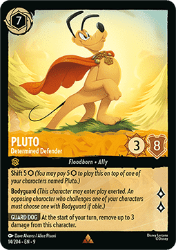 Pluto - Entschlossener Verteidiger 9FAB-14 Rare Near Mint Deutsch Foil