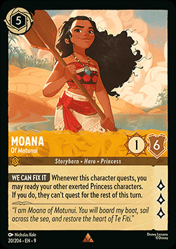 Vaiana - Von Motunui 9FAB-20 Rare Boosterfrisch Deutsch
