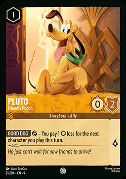 Pluto - Freundliches Hündchen 9FAB-21 Common Boosterfrisch Deutsch