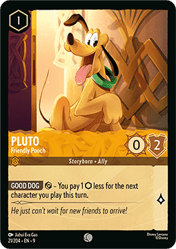 Pluto - Freundliches Hündchen 9FAB-21 Common Near Mint Deutsch