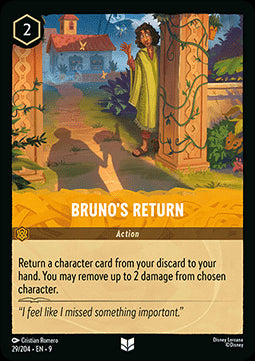 Brunos Rückkehr 9FAB-29 Uncommon Boosterfrisch Deutsch Foil