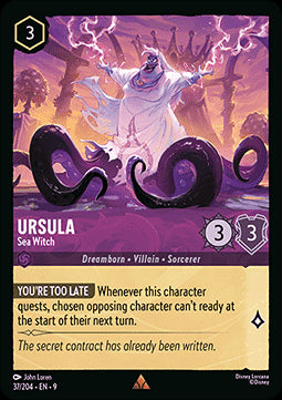 Ursula - Seehexe (V.1) 9FAB-37 Rare Boosterfrisch Deutsch