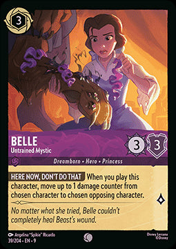 Belle - Ungeübte Mystikerin 9FAB-39 Common Boosterfrisch Deutsch Foil