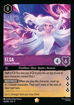 Elsa - Magie des Winters 9FAB-43 Legendary Boosterfrisch Deutsch