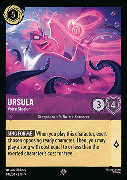 Ursula - Stimmendiebin 9FAB-44 Super Rare Boosterfrisch Deutsch