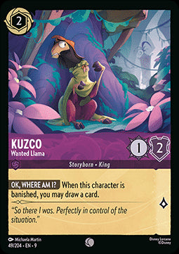 Kusco - Gesuchtes Lama (V.1) 9FAB-49 Common Boosterfrisch Deutsch