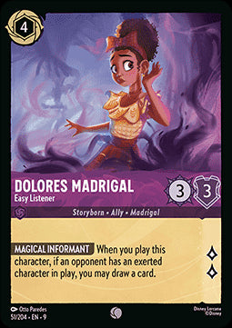 Dolores Madrigal - Gute Zuhörerin 9FAB-51 Common Boosterfrisch Deutsch