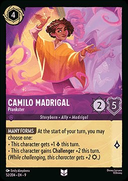 Camilo Madrigal - Scherzkeks 9FAB-52 Uncommon Boosterfrisch Deutsch Foil