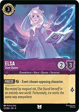 Elsa - Eiskönigin 9FAB-53 Uncommon Near Mint Deutsch Foil