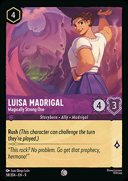Luisa Madrigal - Magisch Stark 9FAB-58 Common Boosterfrisch Deutsch Foil