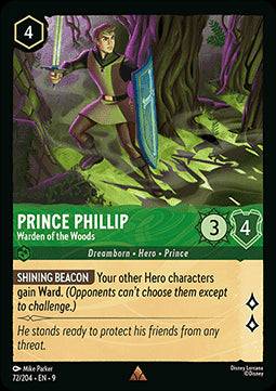 Prinz Phillip - Hüter des Waldes 9FAB-72 Rare Boosterfrisch Deutsch