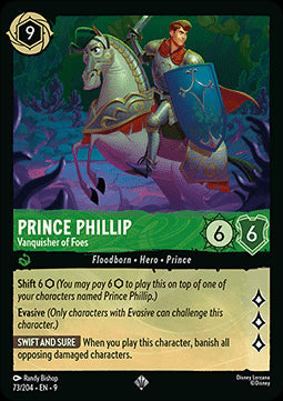 Prinz Phillip - Bezwinger der Feinde 9FAB-73 Super Rare Boosterfrisch Deutsch