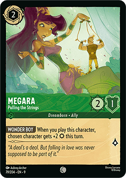 Meg - Hält die Fäden in der Hand 9FAB-79 Common Near Mint Deutsch Foil