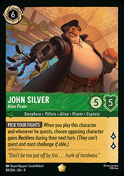 John Silver - Außerirdischer Pirat 9FAB-89 Legendary Boosterfrisch Deutsch