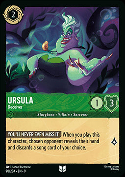 Ursula - Täuscherin 9FAB-90 Uncommon Boosterfrisch Deutsch