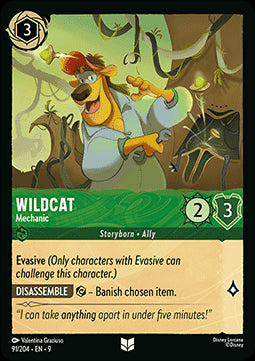 Wildkatz - Mechaniker 9FAB-91 Uncommon Boosterfrisch Deutsch Foil