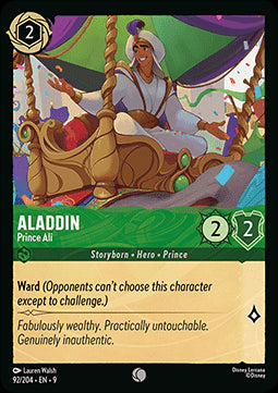Aladdin - Prinz Ali 9FAB-92 Common Boosterfrisch Deutsch