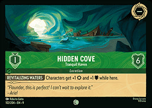 Versteckte Grotte - Ruhiger Hafen 9FAB-102 Common Boosterfrisch Deutsch Foil