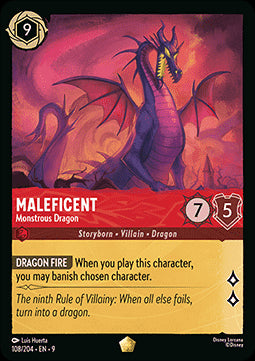 Malefiz - Monströser Drache 9FAB-108 Legendary Boosterfrisch Deutsch