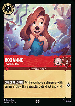 Roxanne - Powerline-Fan 9FAB-113 Uncommon Boosterfrisch Deutsch Foil