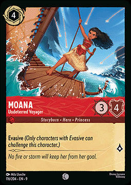 Vaiana - Unerschrockene Seefahrerin 9FAB-116 Common Boosterfrisch Deutsch Foil
