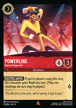 Powerline - Musikalischer Superstar (V.1) 9FAB-117 Rare Boosterfrisch Deutsch