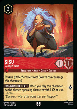 Sisu - Wagemutige Besucherin 9FAB-119 Uncommon Boosterfrisch Deutsch