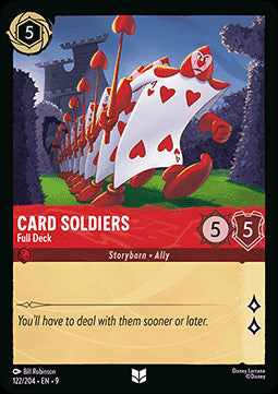 Kartensoldaten - Ganzer Stapel 9FAB-122 Uncommon Boosterfrisch Deutsch