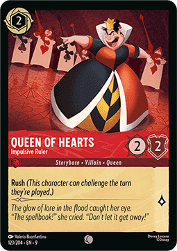 Queen of Hearts - Impulsive Ruler 9FAB-123 Common Near Mint Englisch Foil