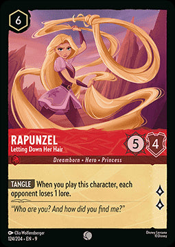 Rapunzel - Lässt ihr Haar herunter 9FAB-124 Common Boosterfrisch Deutsch Foil