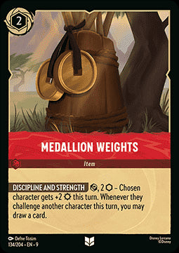 Gewichte der Medaillen 9FAB-134 Uncommon Boosterfrisch Deutsch Foil