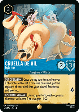 Cruella De Vil - Stilikone 9FAB-143 Legendary Near Mint Deutsch