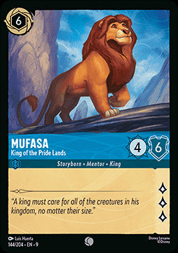 Mufasa - König des Geweihten Landes 9FAB-144 Common Boosterfrisch Deutsch Foil