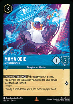 Mama Odie - Mystische Macht 9FAB-152 Rare Boosterfrisch Deutsch