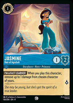 Jasmin - Thronerbin von Agrabah 9FAB-155 Common Boosterfrisch Deutsch