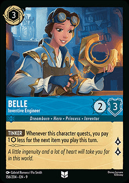 Belle - Ideenreiche Ingenieurin 9FAB-156 Uncommon Boosterfrisch Deutsch Foil