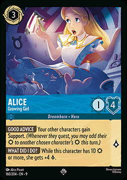 Alice - Wachsendes Mädchen 9FAB-160 Super Rare Boosterfrisch Deutsch