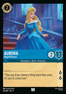 Aurora - Vornehme Prinzessin 9FAB-161 Uncommon Boosterfrisch Deutsch