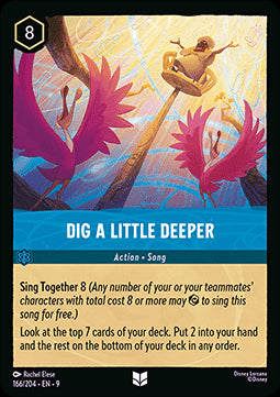 Du Musst Nur Tiefer in dir Graben 9FAB-166 Uncommon Boosterfrisch Deutsch Foil