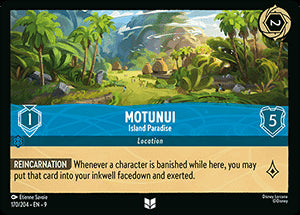 Motunui - Insel-Paradies 9FAB-170 Uncommon Boosterfrisch Deutsch