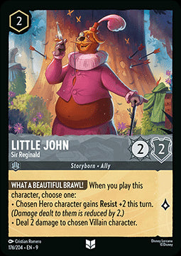 Little John - Sir Reginald 9FAB-176 Uncommon Boosterfrisch Deutsch Foil